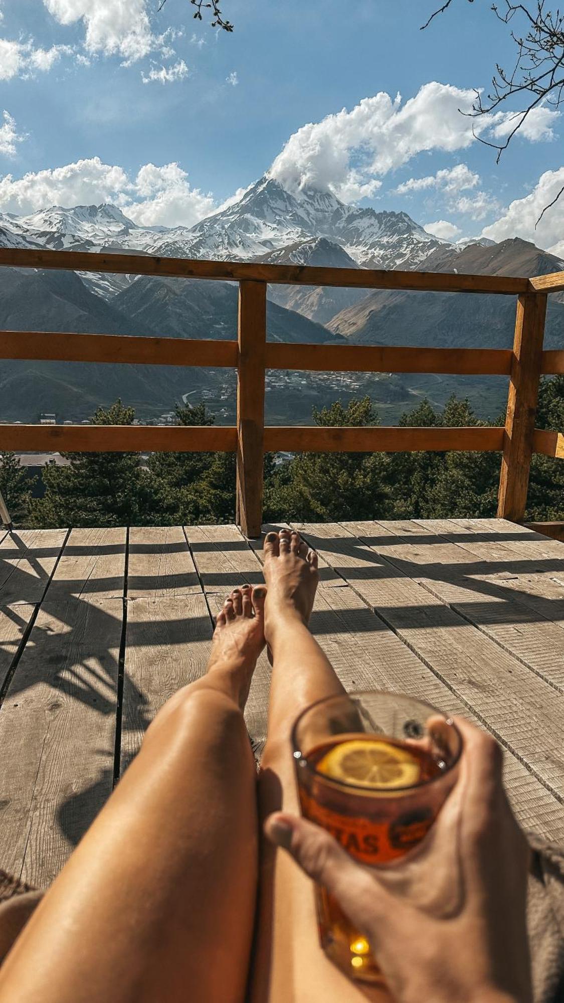 Elia Glamping Hotell Kazbegi Exteriör bild