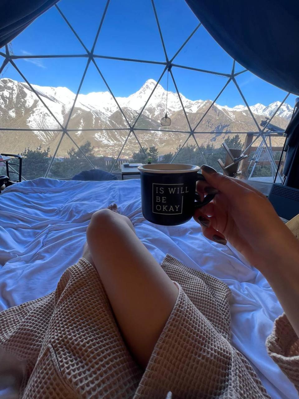 Elia Glamping Hotell Kazbegi Exteriör bild