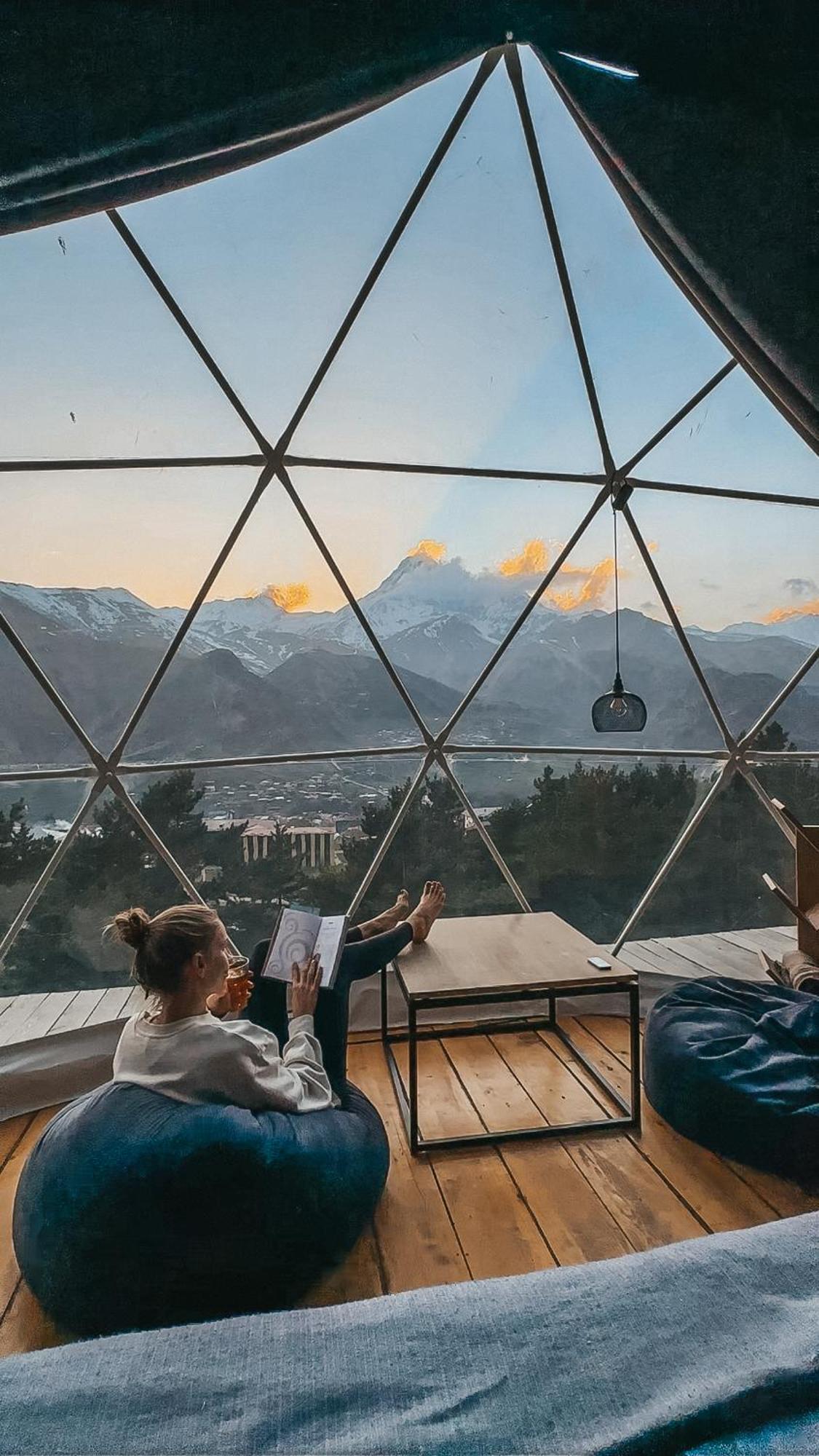 Elia Glamping Hotell Kazbegi Exteriör bild